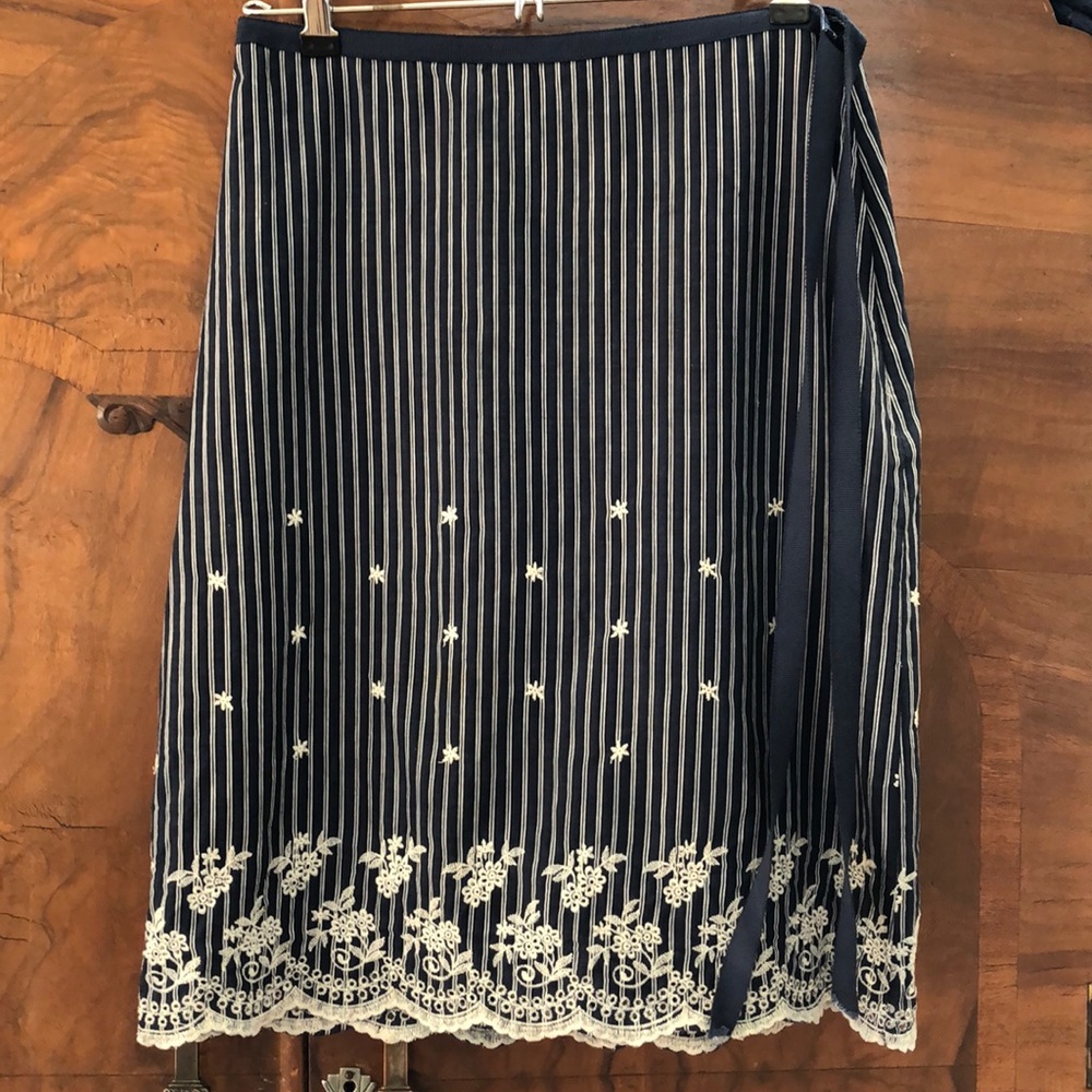 Pinstripe Skirt